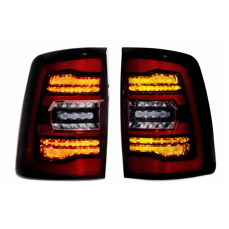 Morimoto | XB LED Tail Lights (Red Lens / Set) - Ram 2500 / 3500 2019-2024 (w/o Blind Spot Monitoring)