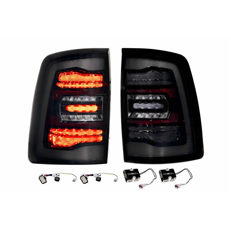 Morimoto | XB LED Tail Lights (Smoked Lens / Set) - Ram 2500 / 3500 2019-2024 (w/o Blind Spot Monitoring)