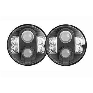 Pro Comp | Headlights 7" Round LED Hi/Lo - CJ-5 / CJ-7 / CJ-8 / Wrangler LJ / TJ / JK 1955-2018