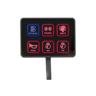 Pro Comp | SS6 Universal Upfitter Switch Panel: Universal