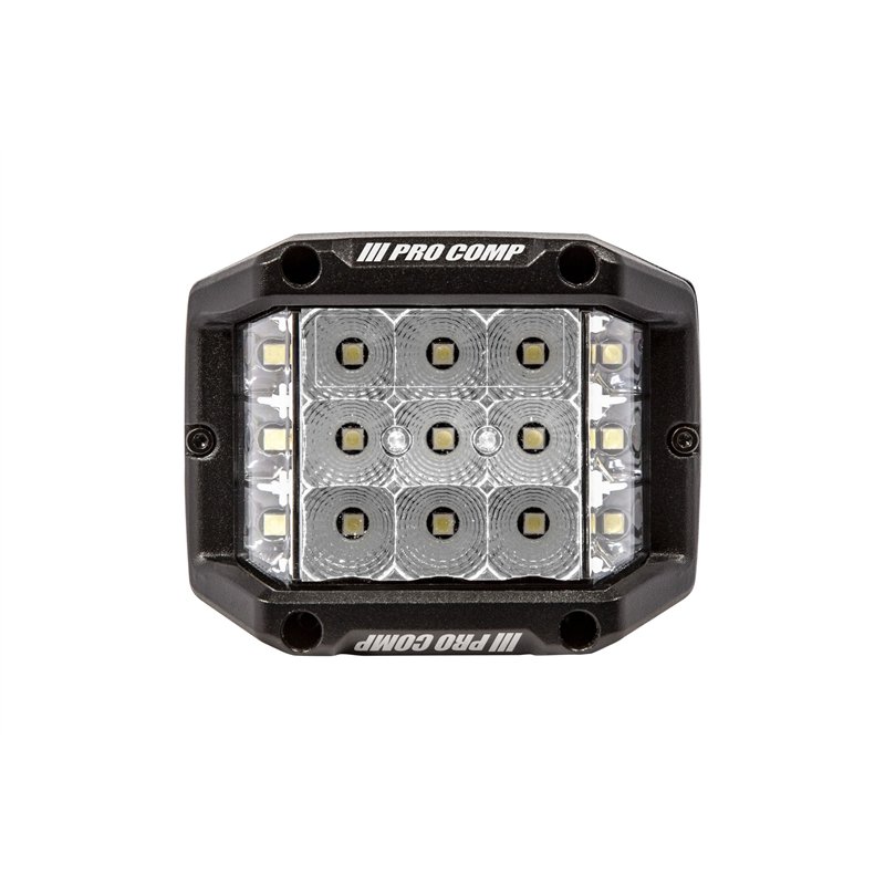 Pro Comp | LED Pods: Wide Angle / 75W / White / Combo Beam