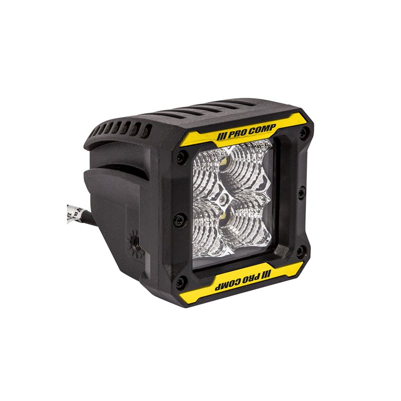 Pro Comp | Gen 3 Pods: 2x2 Square / 20W / White / Flood Beam