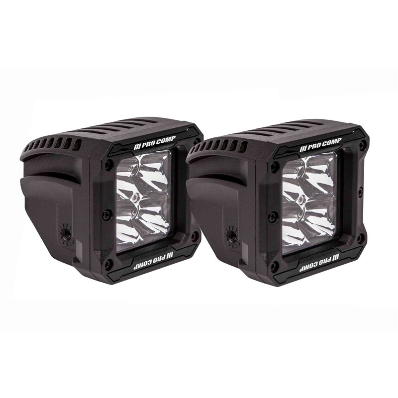 Pro Comp | Gen 3 Pods: 2x2 Square / 12W / White / Spot Beam