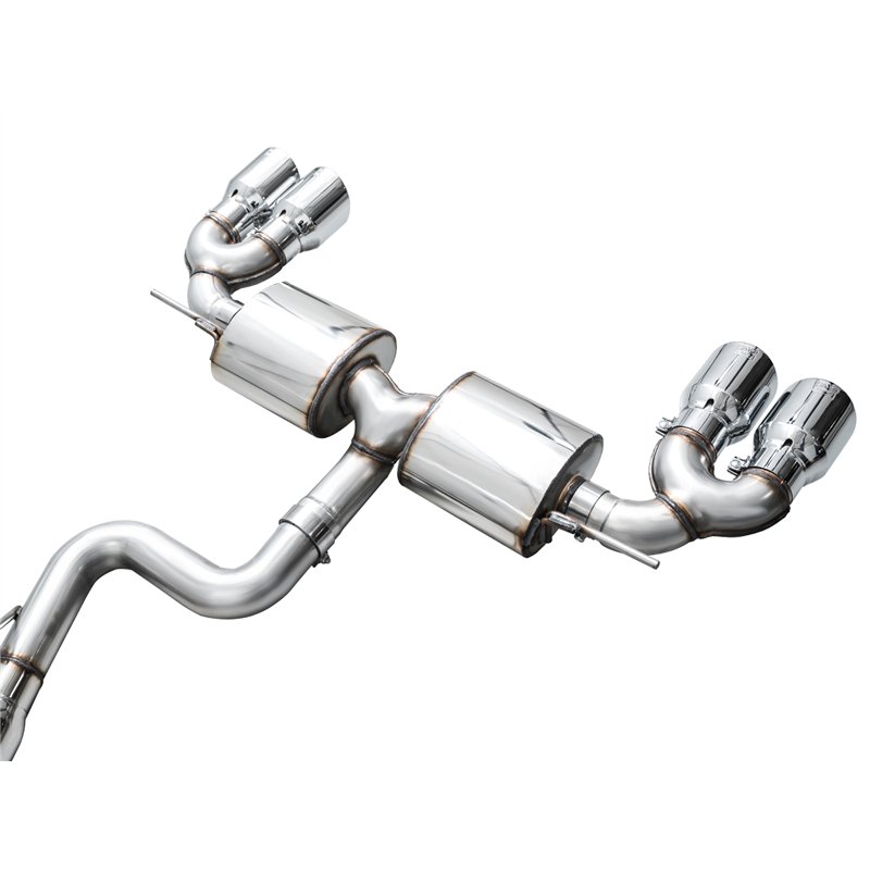 AWE Tuning | Touring Edition Exhaust - Golf R 20th Anniversary Edition / Base 2.0T 2022-2025