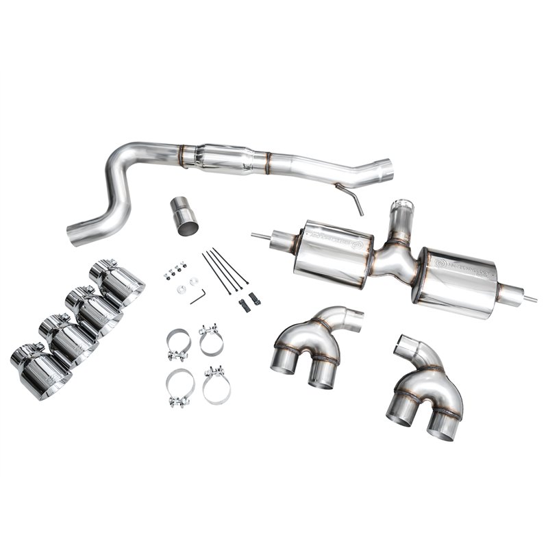 AWE Tuning | Touring Edition Exhaust - Golf R 20th Anniversary Edition / Base 2.0T 2022-2025