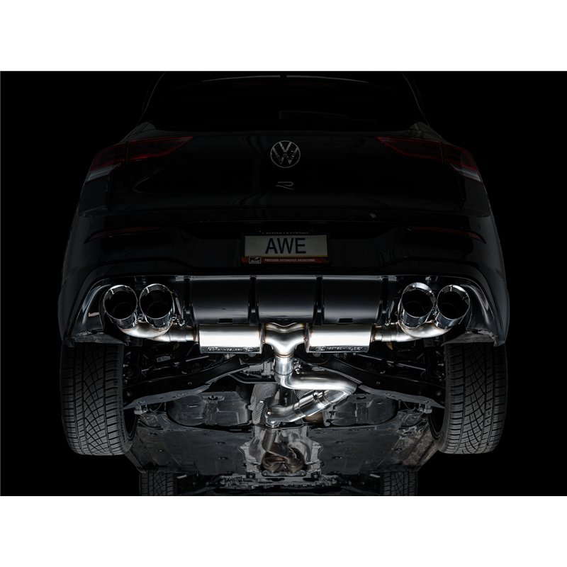 AWE Tuning | Touring Edition Exhaust - Golf R 20th Anniversary Edition / Base 2.0T 2022-2025