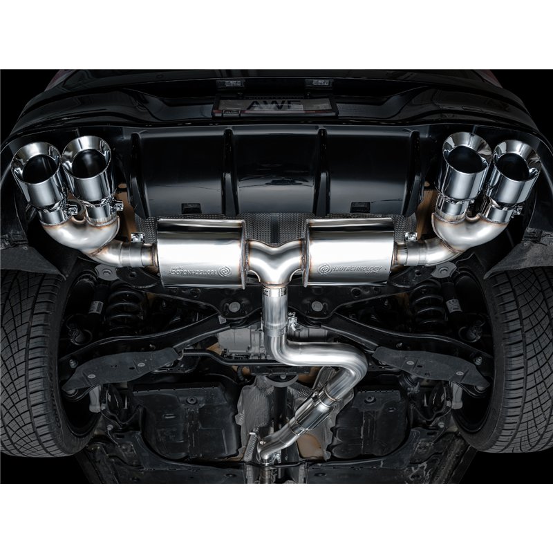 AWE Tuning | Touring Edition Exhaust - Golf R 20th Anniversary Edition / Base 2.0T 2022-2025