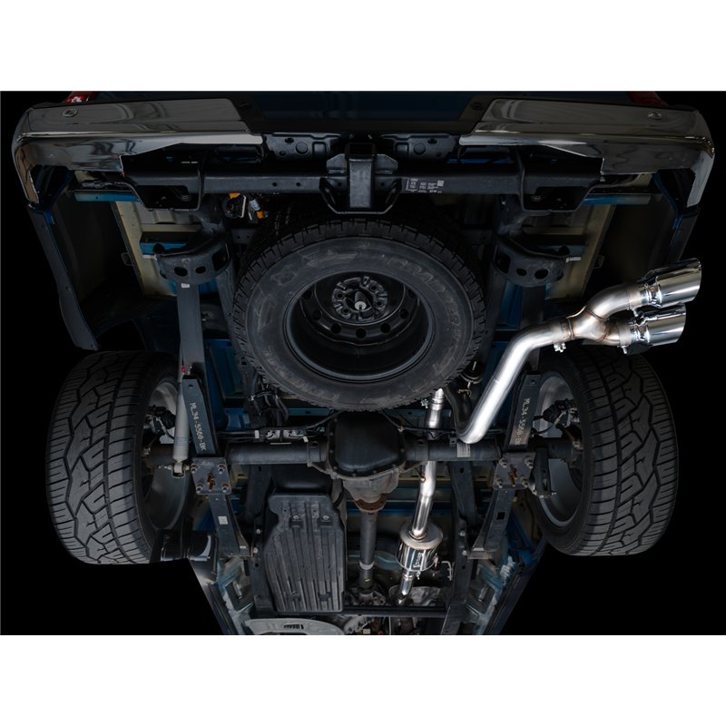 AWE Tuning | 0FG Dual Side Exit Exhaust - F-150 XL / XLT 5.0L 2021-2025