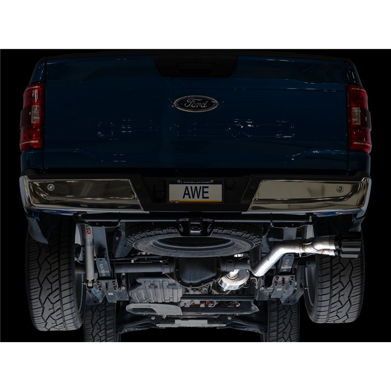 AWE Tuning | 0FG Dual Side Exit Exhaust - F-150 XL / XLT 5.0L 2021-2025