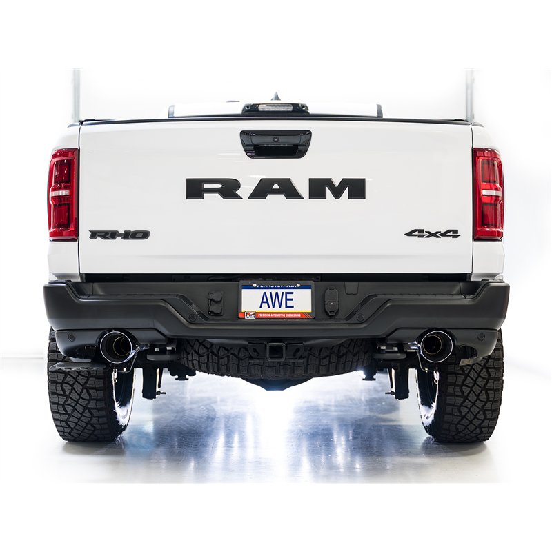 AWE Tuning | 0FG Cat-Back Exhaust - Ram 1500 RHO 3.0T 2025