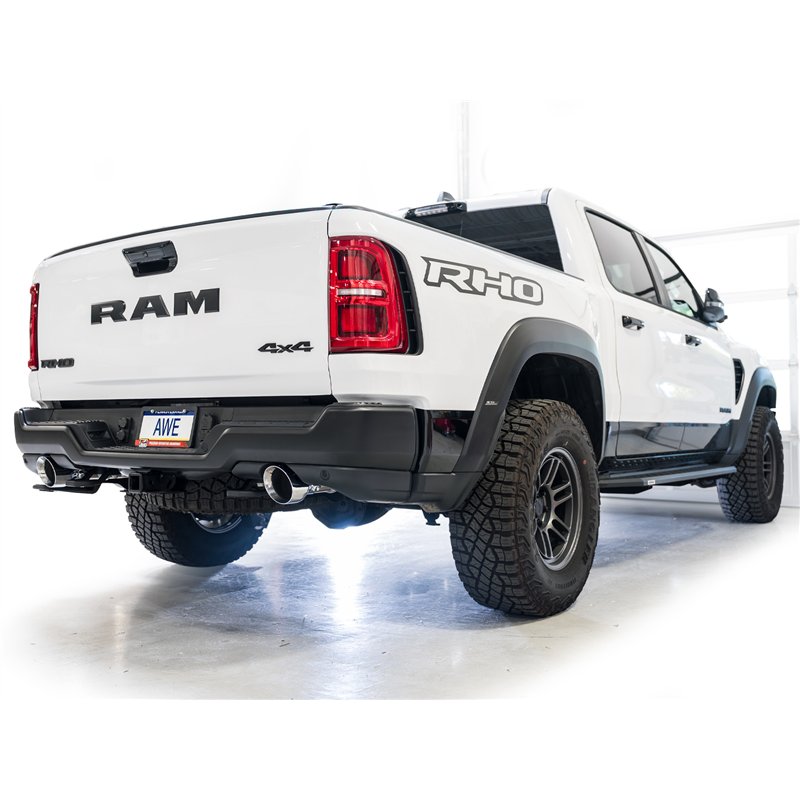 AWE Tuning | 0FG Cat-Back Exhaust - Ram 1500 RHO 3.0T 2025