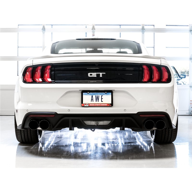 AWE Tuning | SwitchPath Cat-back Exhaust - Mustang Bullitt / GT 5.0L 2018-2023