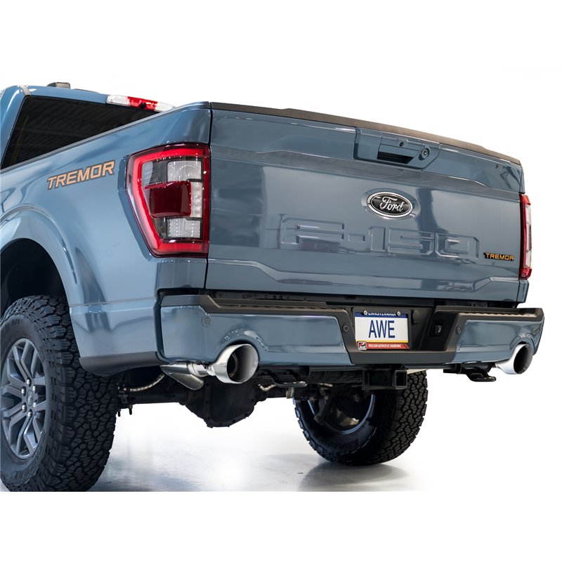AWE Tuning | 0FG Resonated Cat-Back - F-150 3.5T / 5.0L 2021-2025