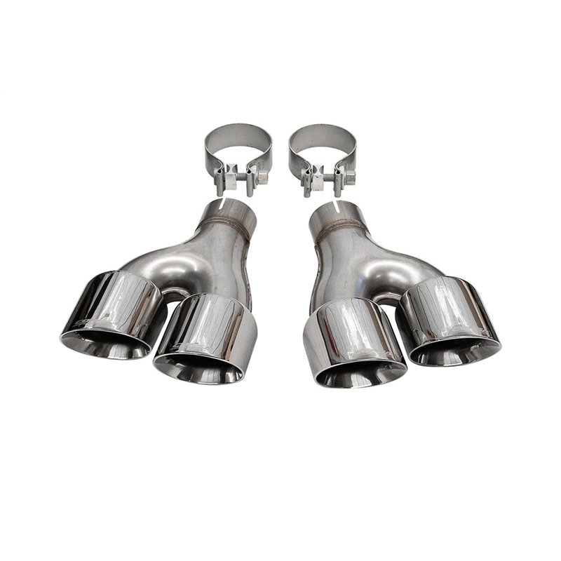 CORSA | Twin 4.0in. Polished Pro-Series Tip Kit (Clamps Included) - Grand Cherokee Overland Summit / Summit 5.7L 2012-2021