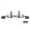CORSA | 3.0in. Cat-Back 4 Valve Dual Rear Exit NPP Exhaust System with Carbon Fiber/Poli - Corvette / Stingray 6.2L 2020-2025