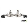 CORSA | 3.0in. Cat-Back 4 Valve Dual Rear Exit NPP Exhaust System with Carbon Fiber/Blac - Corvette / Stingray 6.2L 2020-2025