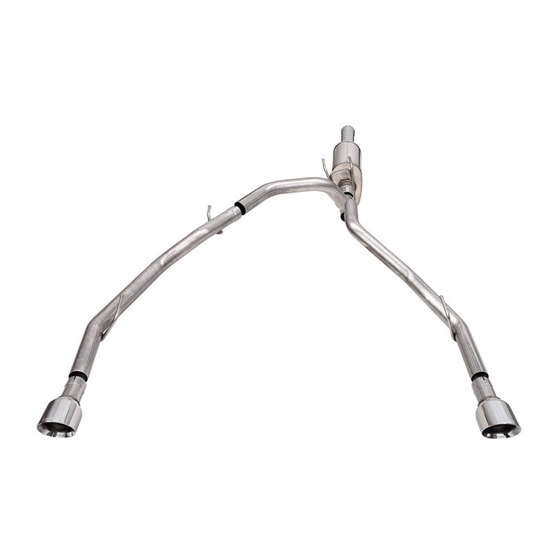 CORSA | 3in. Cat-Back Exhaust 4in.Polished Pro-Series Slash Cut Twin Tip - Ram 1500 / Classic 5.7L 2011-2024