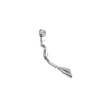 CORSA | 3.0in. Single Side Exit Catback Exhaust System with Twin 4.0in. Tips - F-150 5.0L 2021-2025