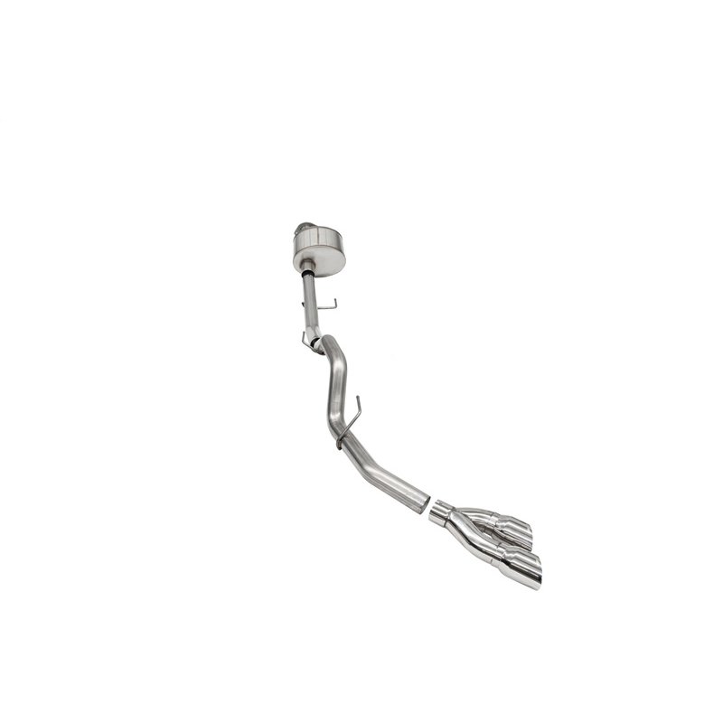 CORSA | 3.0in. Single Side Exit Catback Exhaust System with Twin 4.0in. Tips - F-150 5.0L 2021-2025