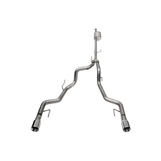 CORSA | 3.0in. to 2.75in. Dual Rear Exit Cat-back Exhaust System with 4.0in. Polished St - F-150 5.0L 2023-2025