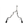 CORSA | 3.0in. to 2.75in. Dual Rear Exit Cat-back Exhaust System with 4.0in. Black PVD S - F-150 5.0L 2023-2025