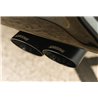 CORSA | 3.0in. Dual Rear Exit Cat-Back Exhaust System with Twin 4.0in. Black Powder Coat