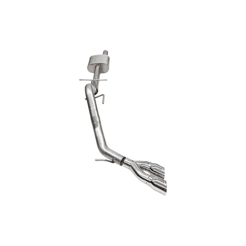 CORSA | 3in. Cat-Back Exhaust Xtreme Sound Level 4in.Polished Pro-Series Slash Cut Twi - Ranger 2.3T 2024-2025