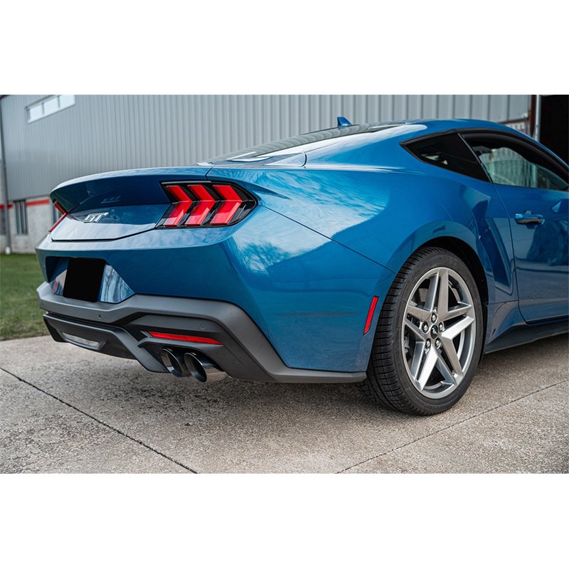 CORSA | 3.0in. Dual Rear Exit Axle-Back with Twin 4.0in. Black PVD Pro-Series Tips - Mustang 5.0L 2024-2025