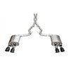 CORSA | 3.0in. Dual Rear Exit Cat-Back with Twin 4.5in. Black PVD Slash Pro-Series Tips - Mustang 5.0L 2024-2025