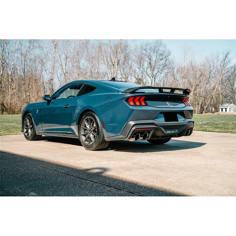CORSA | 3.0in. Dual Rear Exit Cat-Back with Twin 4.5in. Black PVD Slash Pro-Series Tips - Mustang 5.0L 2024-2025