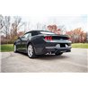 CORSA | 3.0in. Dual Rear Exit Cat-Back Exhaust System with 4.5in. Polished Straight Cut - Mustang 5.0L 2024-2025