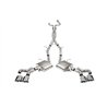 CORSA | 3in. Cat-Back Exhaust with Dual Mode Active Exhaust Double X-Pipe Dual R - CT5 6.2L 2022-2025