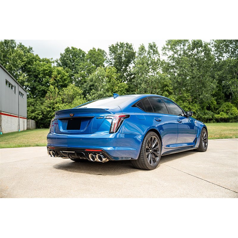 CORSA | 3in. Cat-Back Exhaust with Dual Mode Active Exhaust Double X-Pipe Dual R - CT5 6.2L 2022-2025