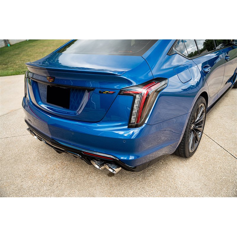 CORSA | 3in. Cat-Back Exhaust with Dual Mode Active Exhaust Double X-Pipe Dual R - CT5 6.2L 2022-2025