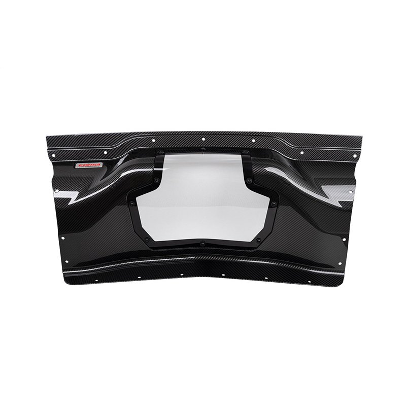 CORSA | Performance Carbon Fiber Trunk Panel with Polycarbonate Window - Corvette Z06 / Stingray 5.5L / 6.2L 2020-2024