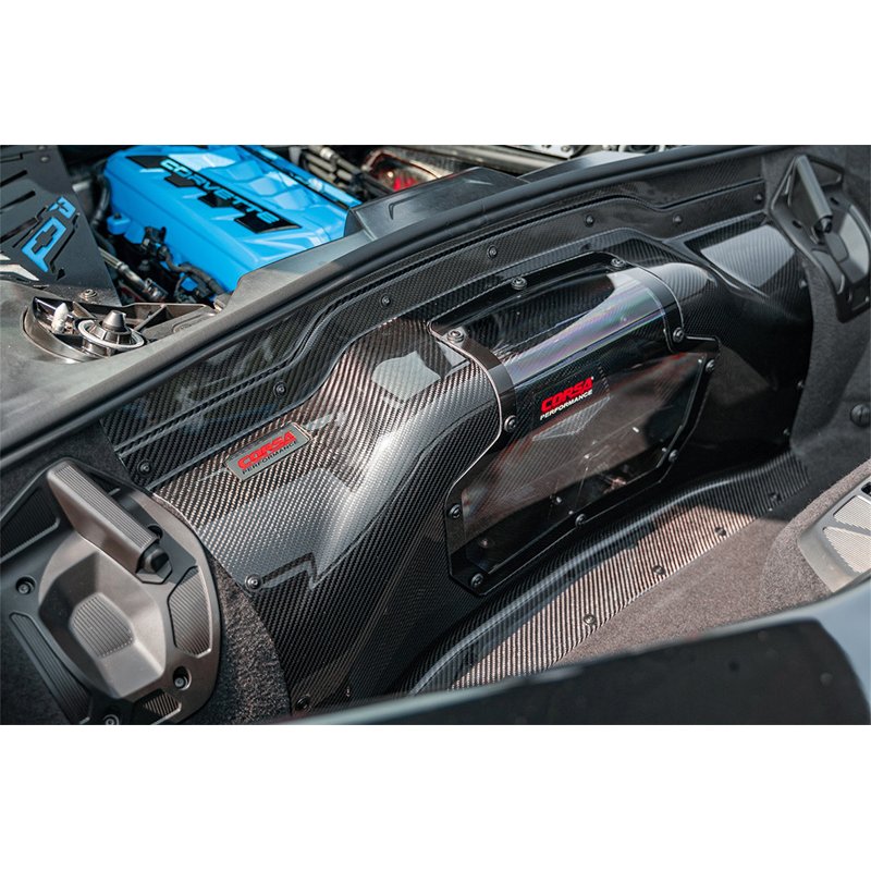 CORSA | Performance Carbon Fiber Trunk Panel with Polycarbonate Window - Corvette Z06 / Stingray 5.5L / 6.2L 2020-2024