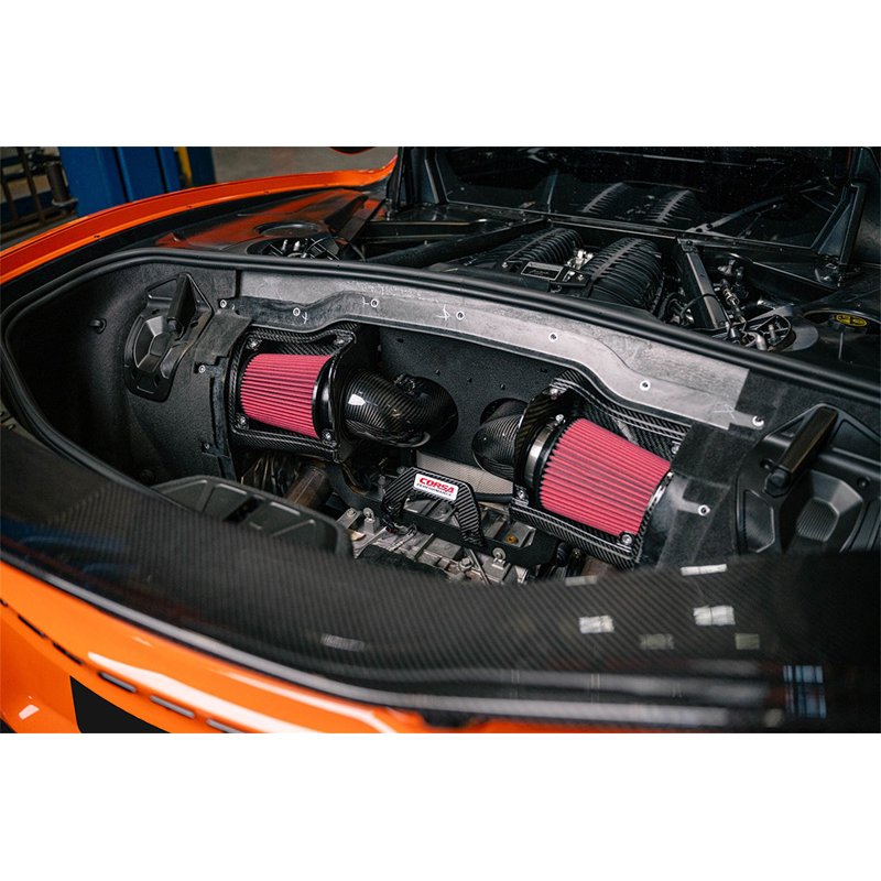 CORSA | Performance Dual Path Carbon Fiber Air Intake System with DryTech - Corvette 5.5L 2023-2025