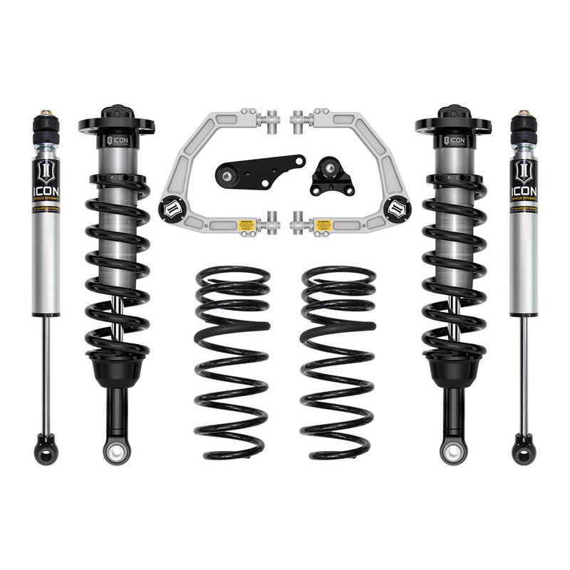 ICON | 1.25-3" STAGE 2 SUSPENSION SYSTEM BILLET OVERLAND REAR COILS - Tacoma 2.4T 2024-2025