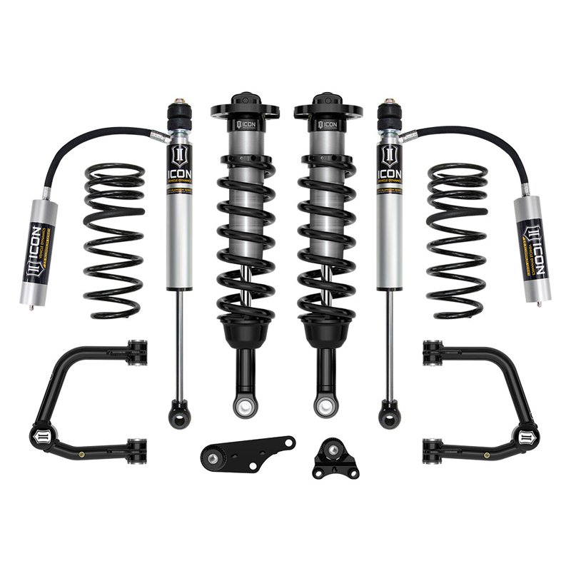 ICON | 1.25-3" STAGE 3 SUSPENSION SYSTEM TUBULAR OVERLAND REAR COILS - Tacoma 2.4T 2024-2025