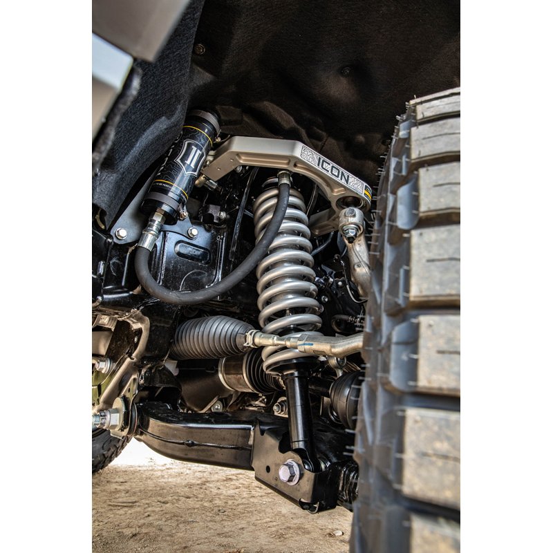 ICON | 1.25-3" STAGE 4 SUSPENSION SYSTEM BILLET WITH TRIPLE RATE SPRING - Tacoma 2.4T 2024-2025