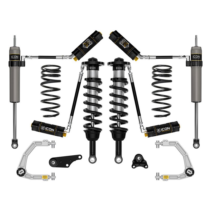 ICON | 1.25-3" STAGE 5 SUSPENSION SYSTEM BILLET OVERLAND REAR COILS - Tacoma 2.4T 2024-2025