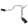 aFe Power | ATLAS 4 IN Aluminized Steel DPF-Back Exhaust System w/Black Tip