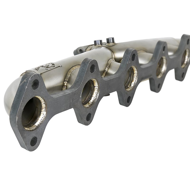 aFe Power | Twisted Steel Header Turbo Manifold (T3) - Ram 2500 / 3500 5.9L 2000-2002