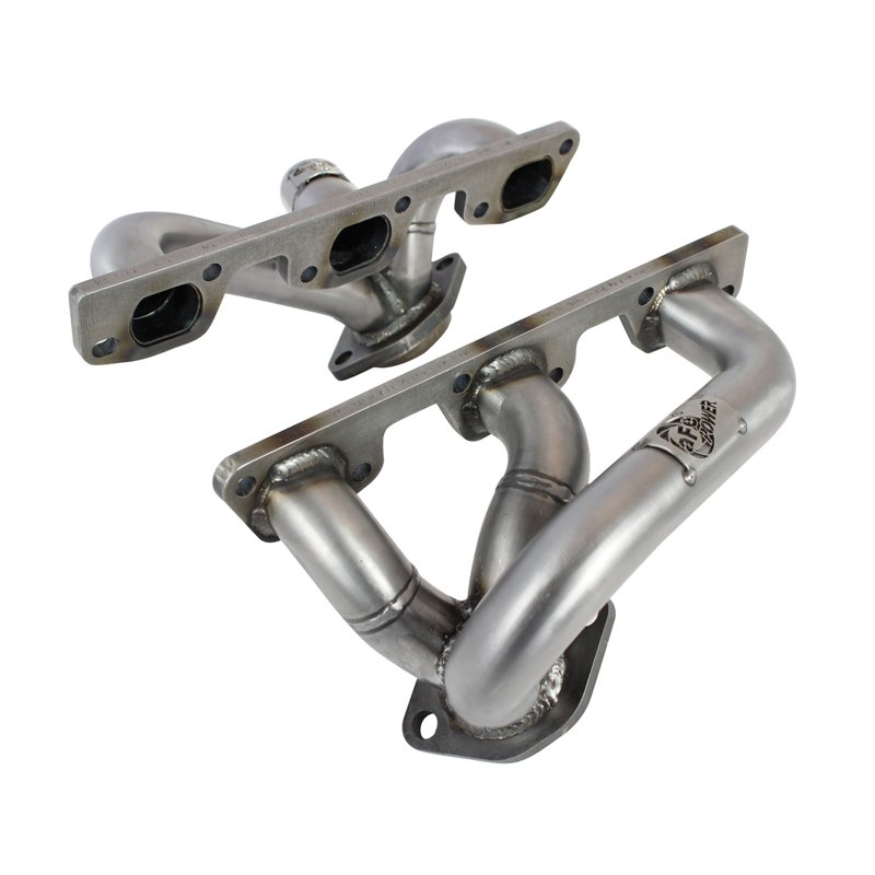 aFe Power | Twisted Steel 409 Stainless Steel Short Tube Header - Wrangler (JK) 3.8L 2007-2011