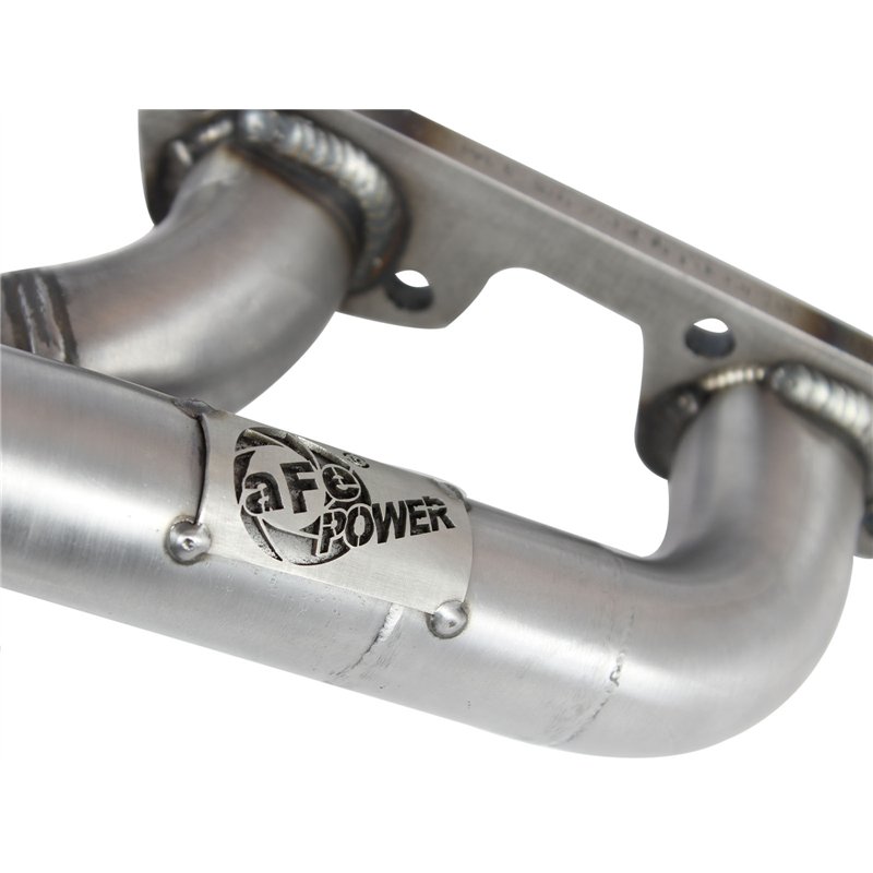 aFe Power | Twisted Steel 409 Stainless Steel Short Tube Header - Wrangler (JK) 3.8L 2007-2011