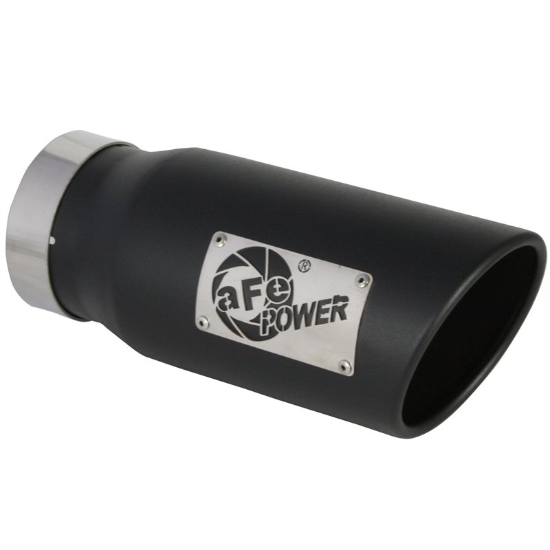 aFe Power | Large Bore-HD 3 IN 409 Stainless Steel DPF-Back Exhaust System w/Black Tip - Ram 1500 3.0L 2020-2023