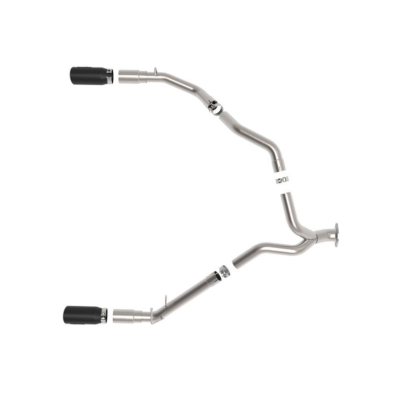 aFe Power | Large Bore-HD 3 IN 409 Stainless Steel DPF-Back Exhaust System w/Black Tip - Ram 1500 3.0L 2020-2023