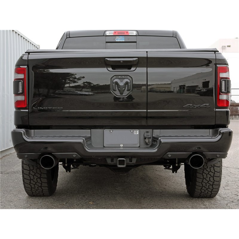 aFe Power | Large Bore-HD 3 IN 409 Stainless Steel DPF-Back Exhaust System w/Black Tip - Ram 1500 3.0L 2020-2023