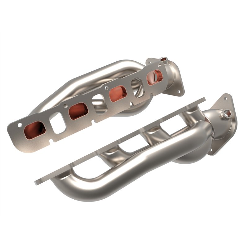aFe Power | Twisted Steel 1-7/8 IN 304 Stainless Headers w/ Titanium Coat Finish - Ram 1500 6.2L 2021-2024