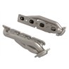 aFe Power | Twisted Steel 304 Stainless Steel Short Tube Header w/ Titanium Coat Finish